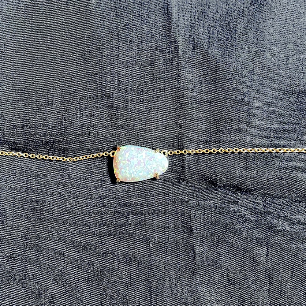Kendra Scott Opal Style Gold Necklace
